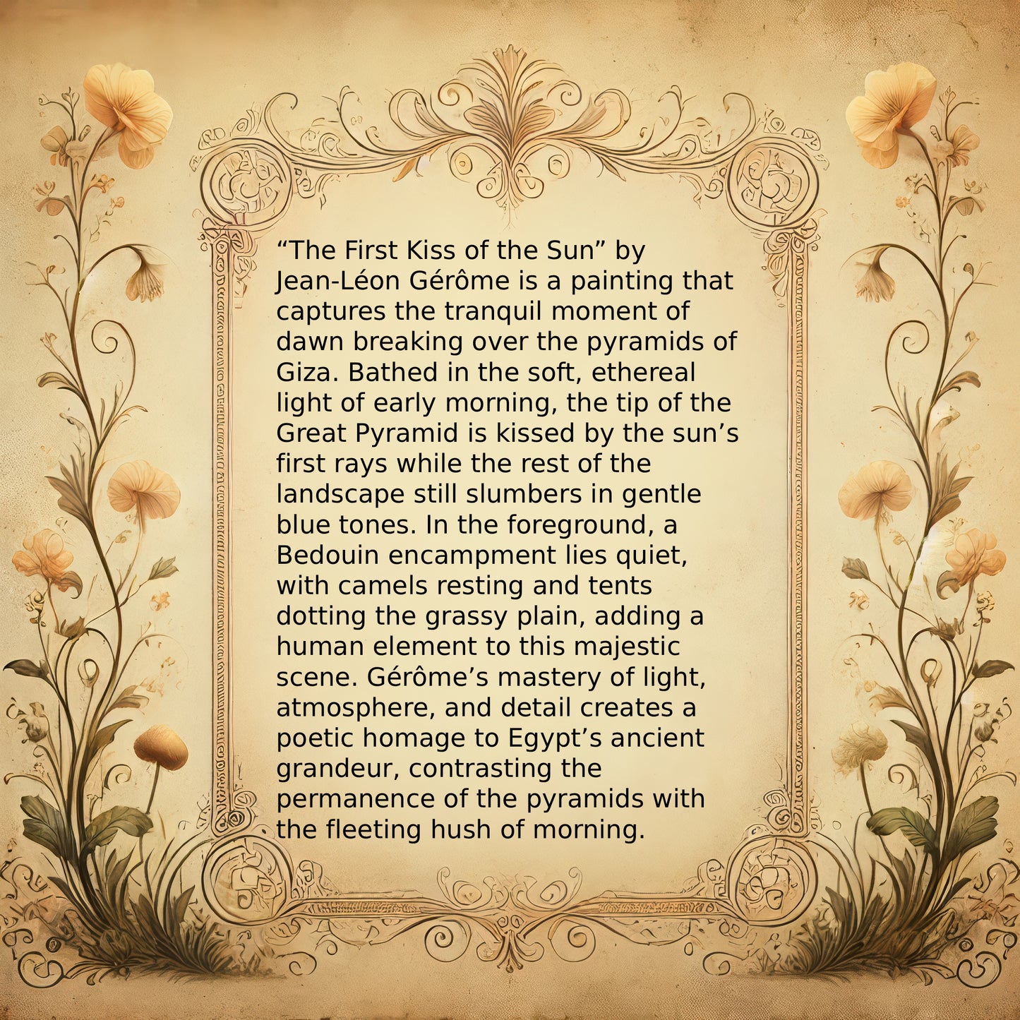 The First Kiss of the Sun