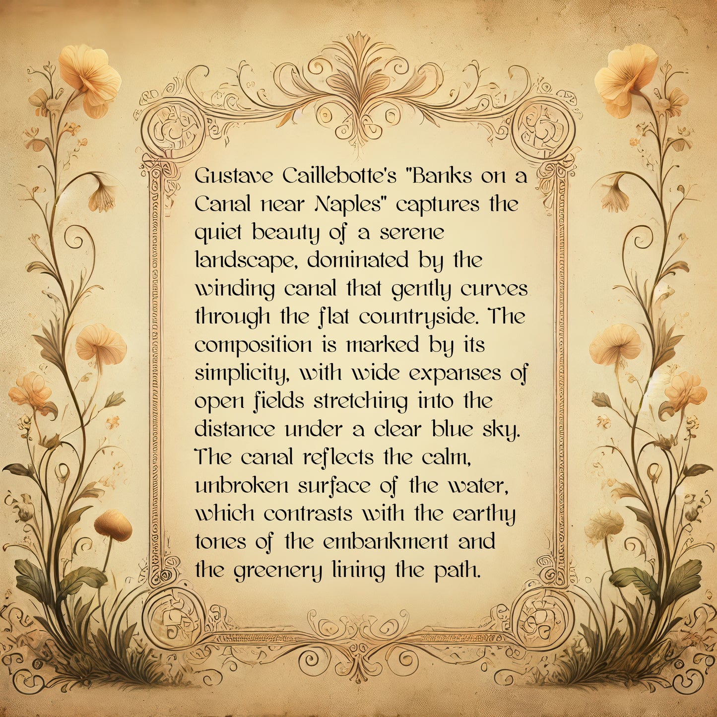 Banks on a Canal near Naples