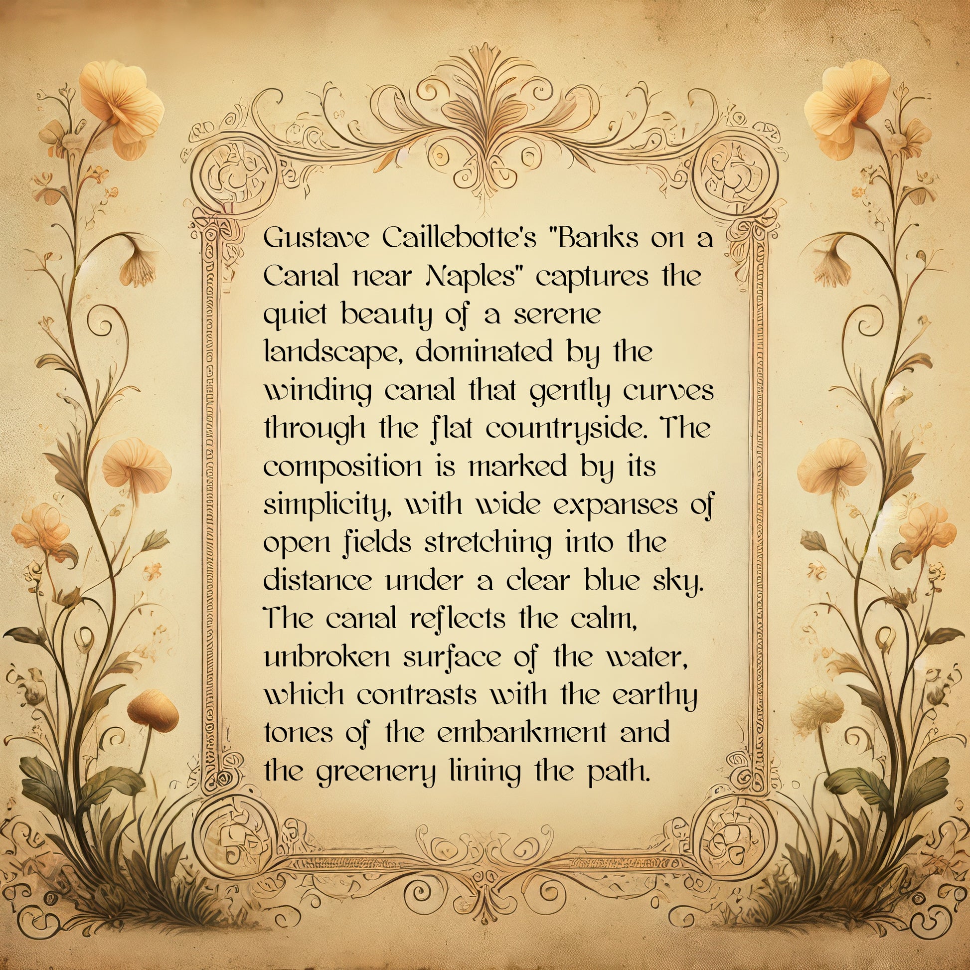 Banks on a Canal near Naples