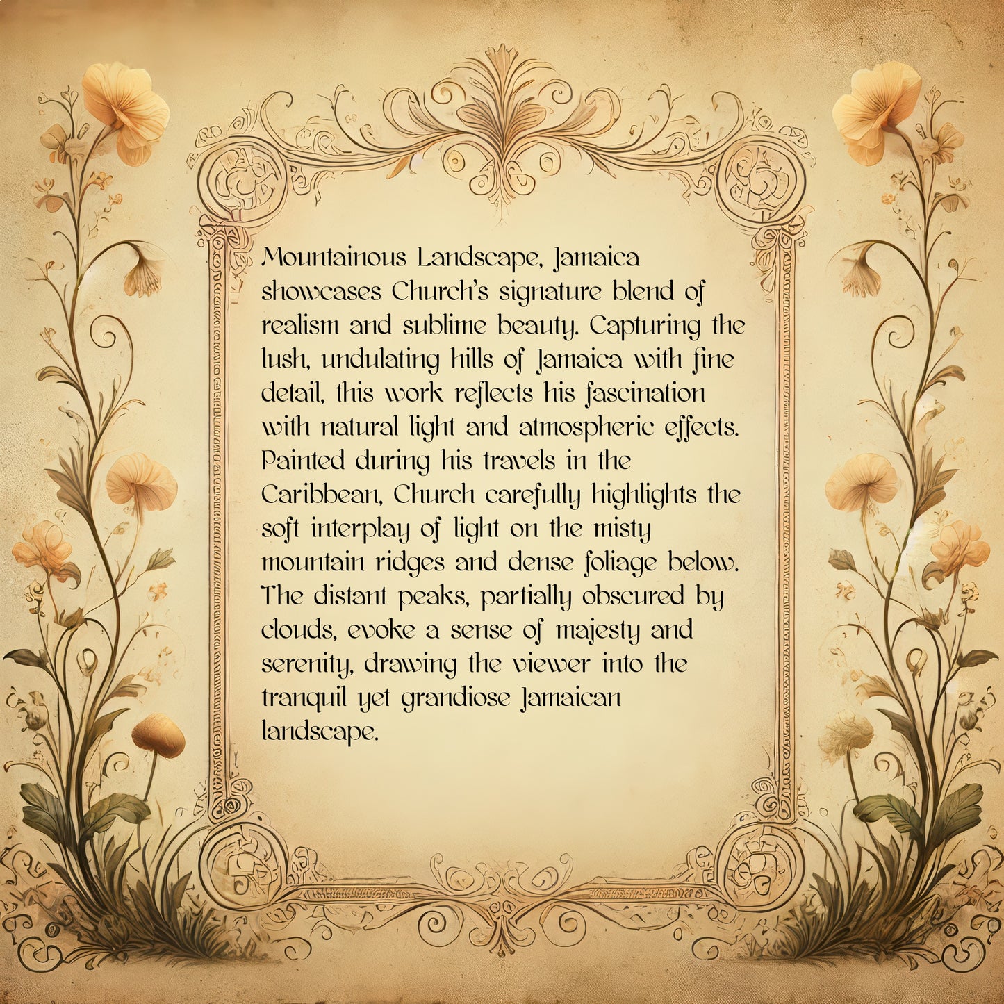 Mountainous Landscape, Jamaica