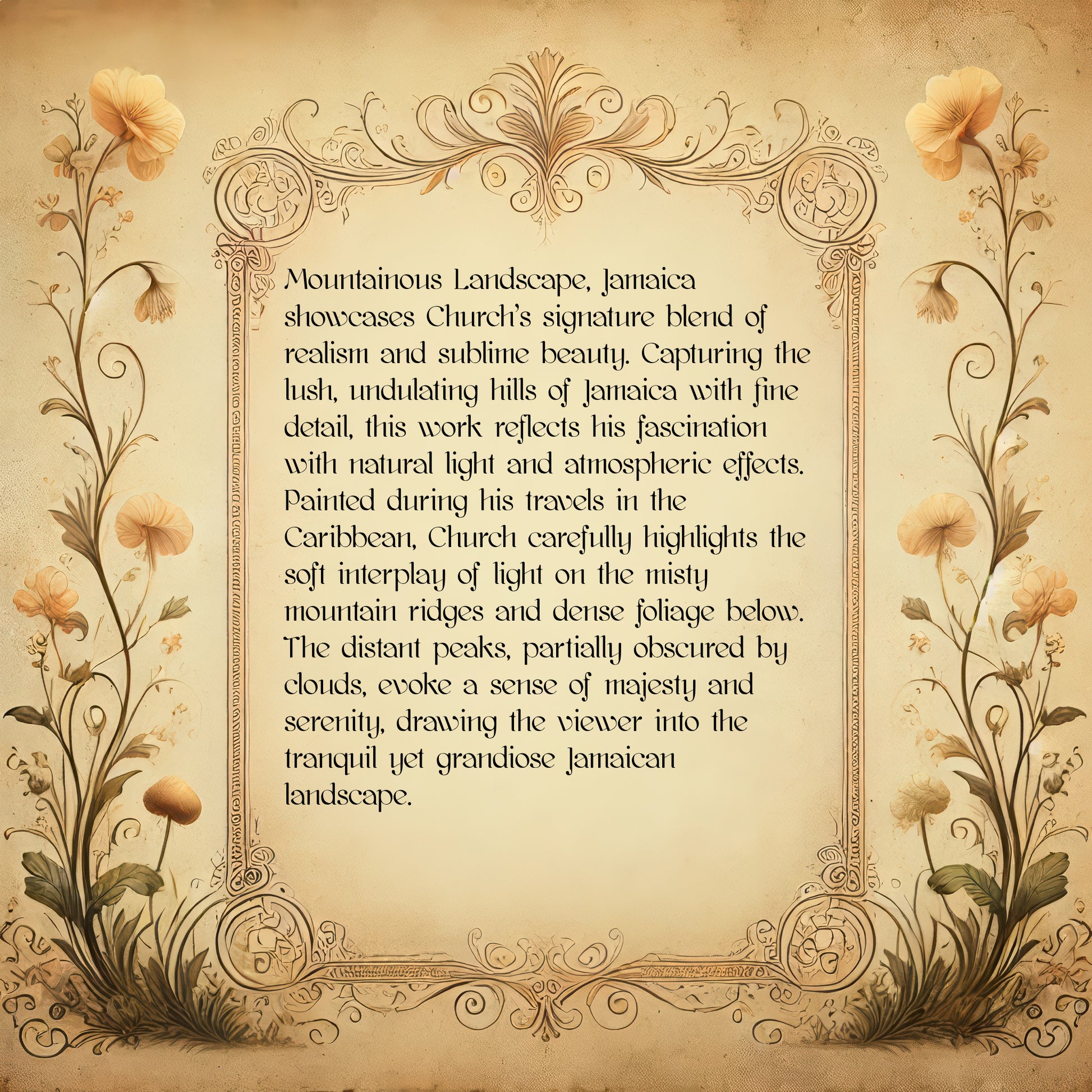 Mountainous Landscape, Jamaica