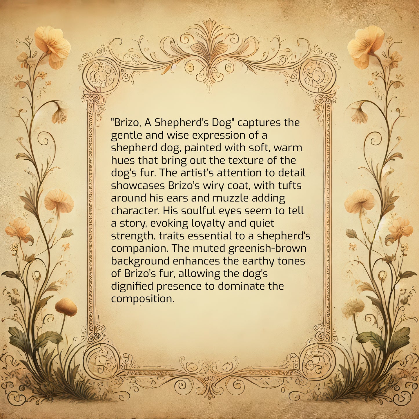 Brizo, a Shepherd's Dog