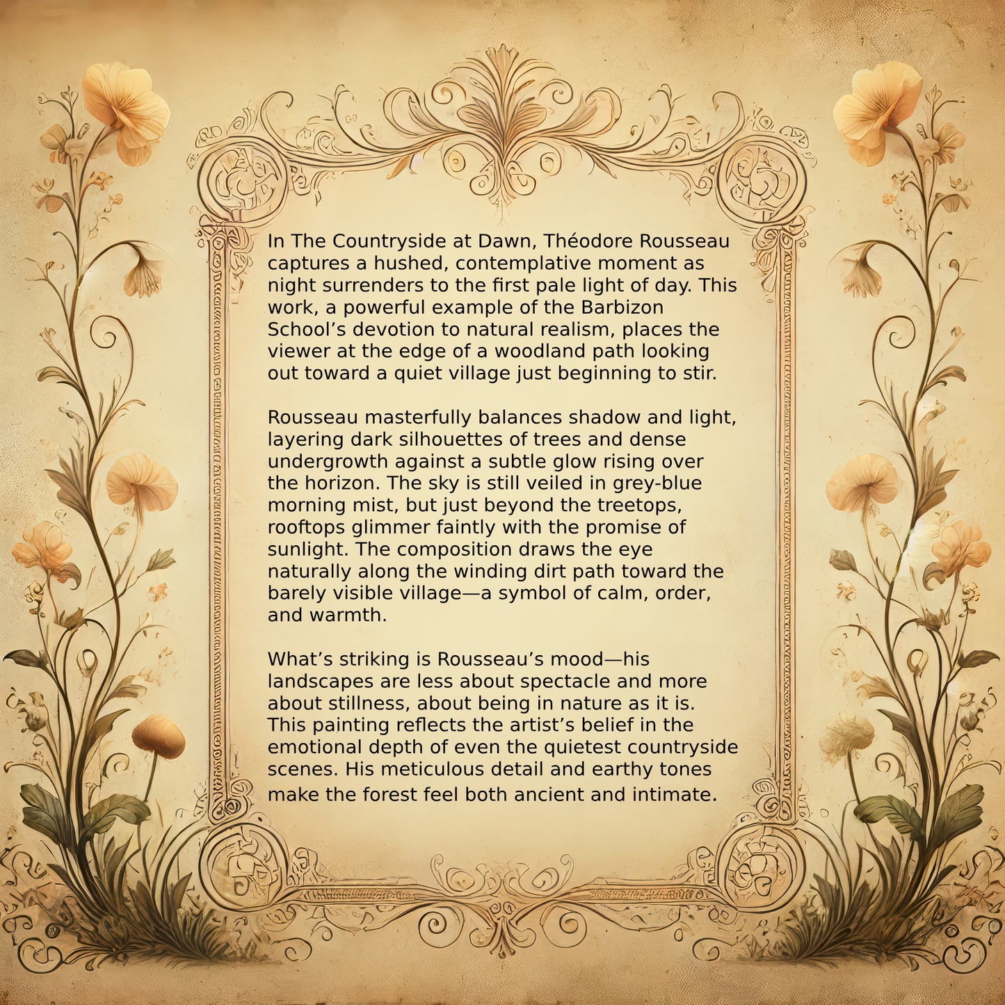 The Countryside at Dawn