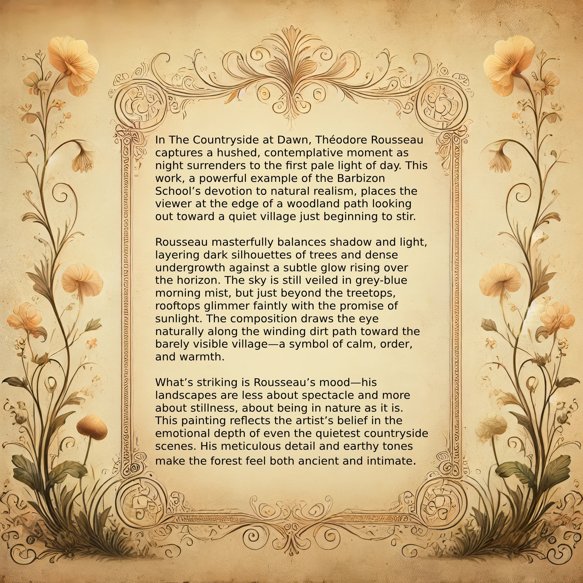 The Countryside at Dawn