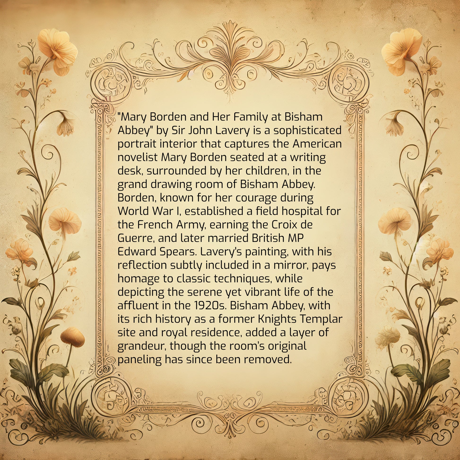 Mary Borden and Her Family at Bisham Abbey