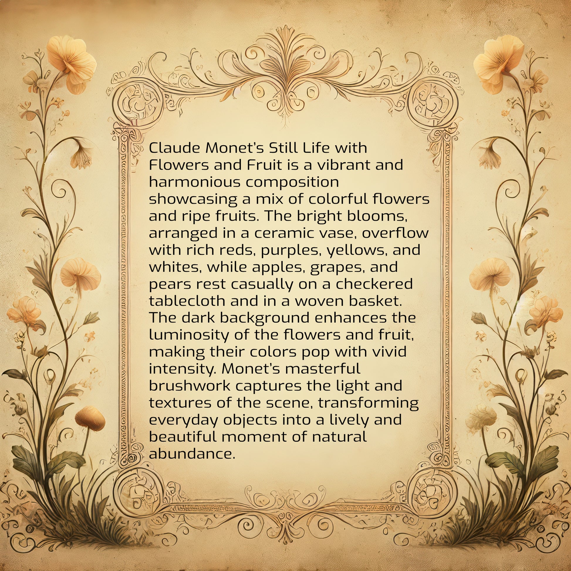 Still Life with Flowers and Fruit