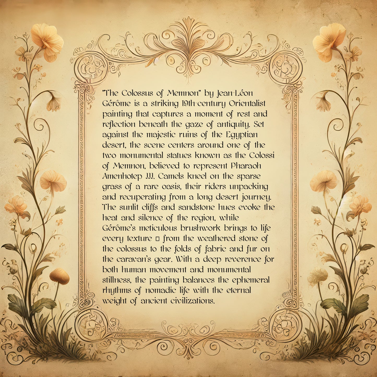 The Colossus of Memnon