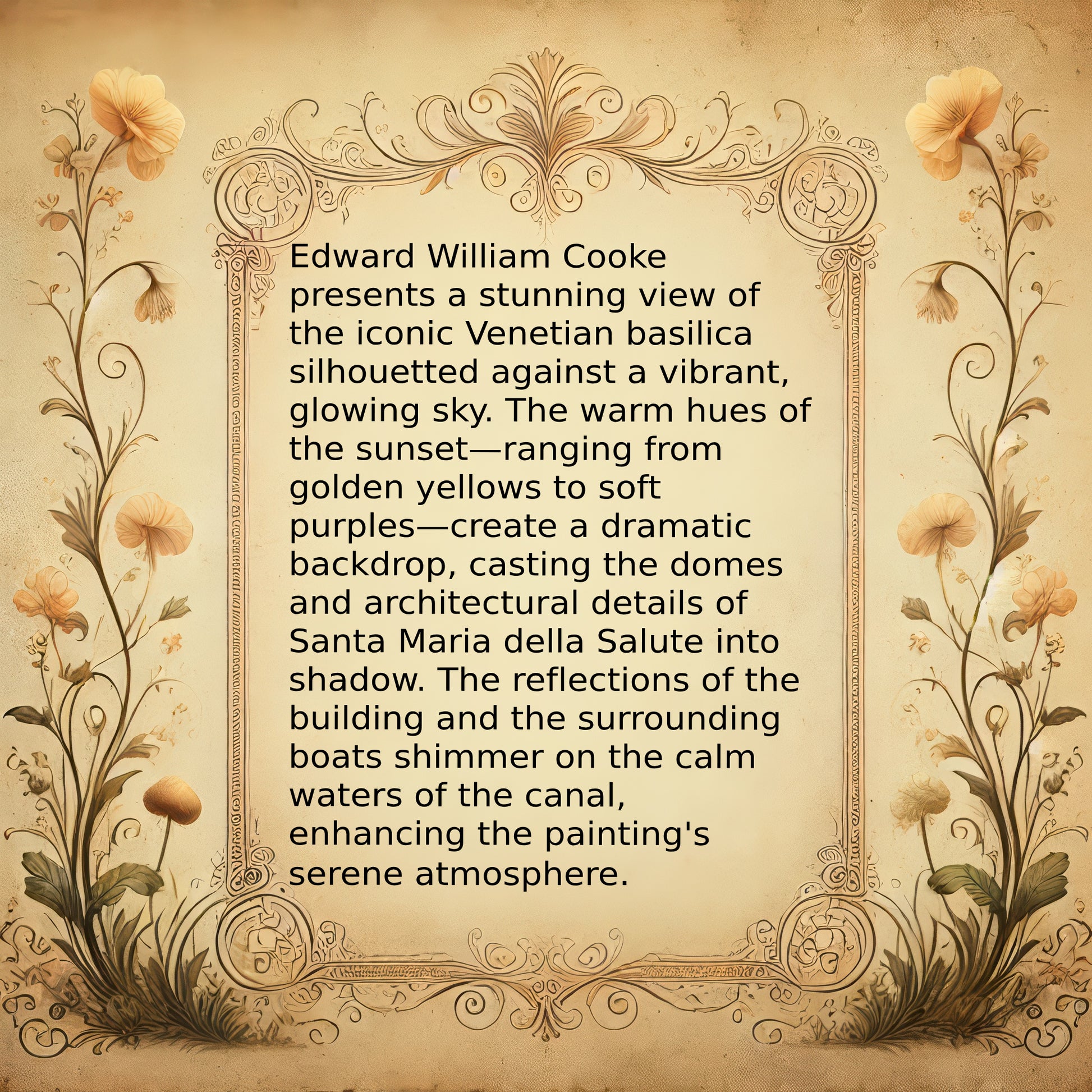 Venice, Santa Maria della Salute at Sunset