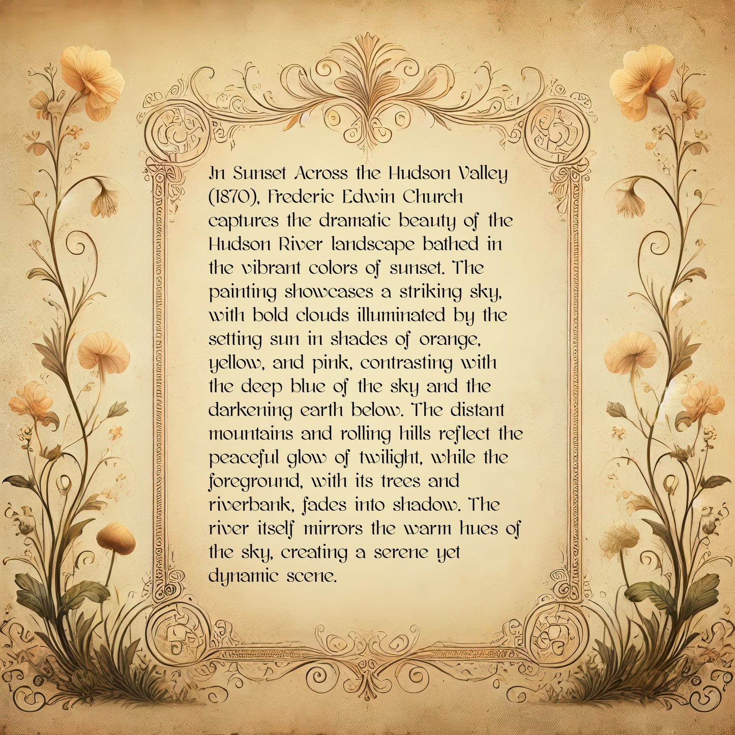 Sunset Across the Hudson Valley