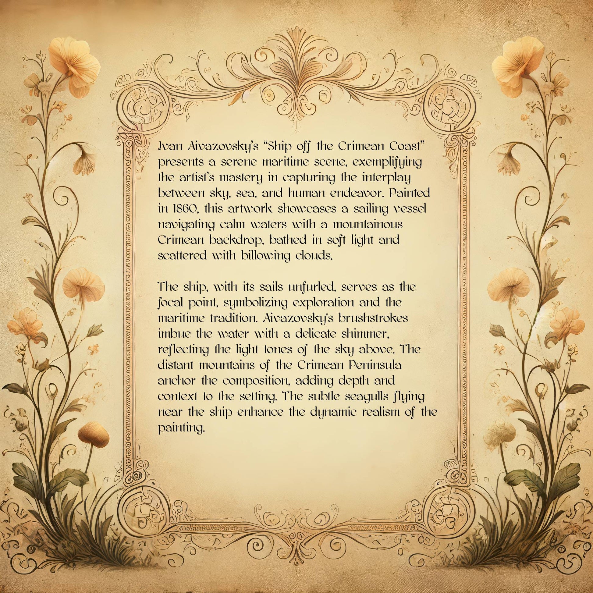 Ship off the Crimean Coast