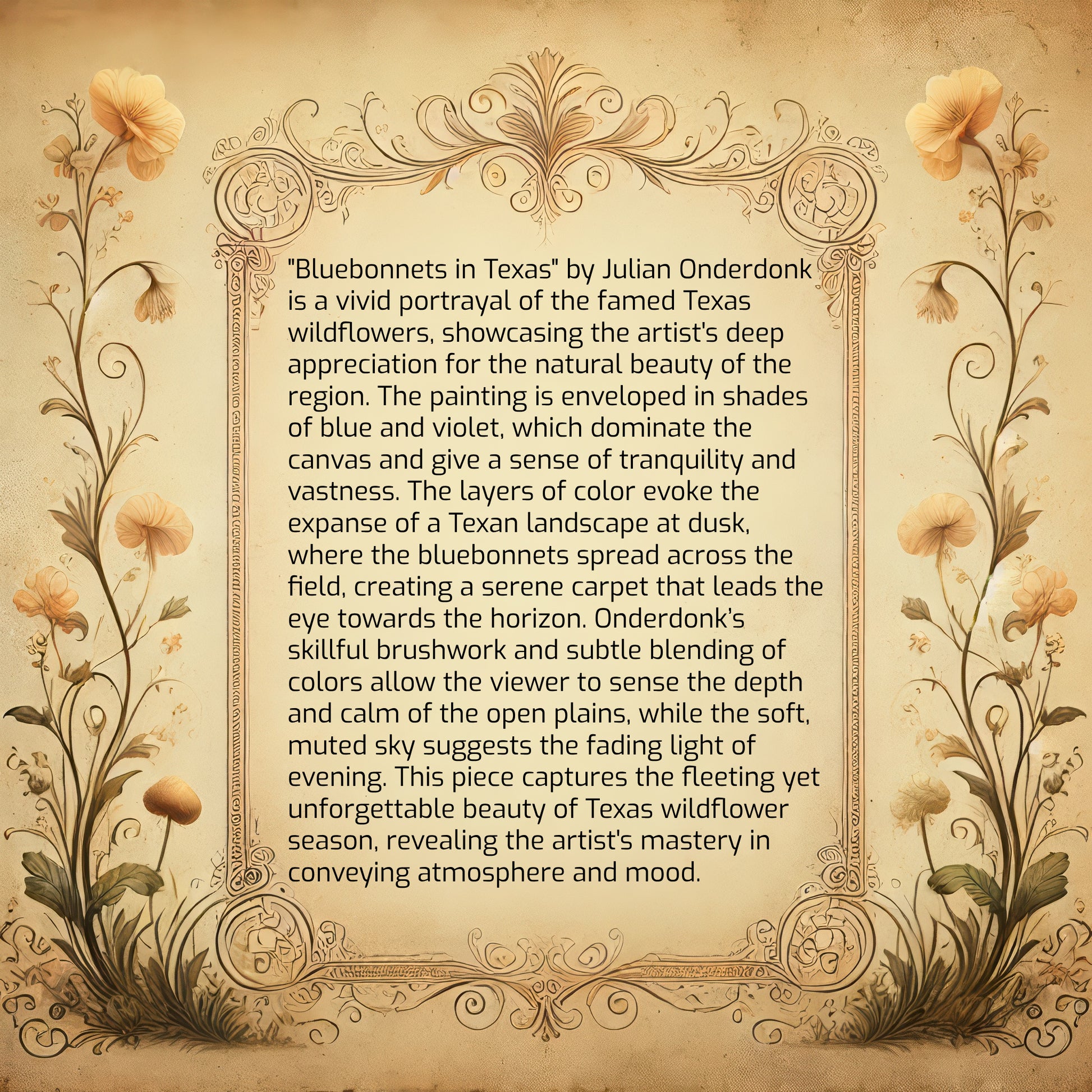 Bluebonnets in Texas