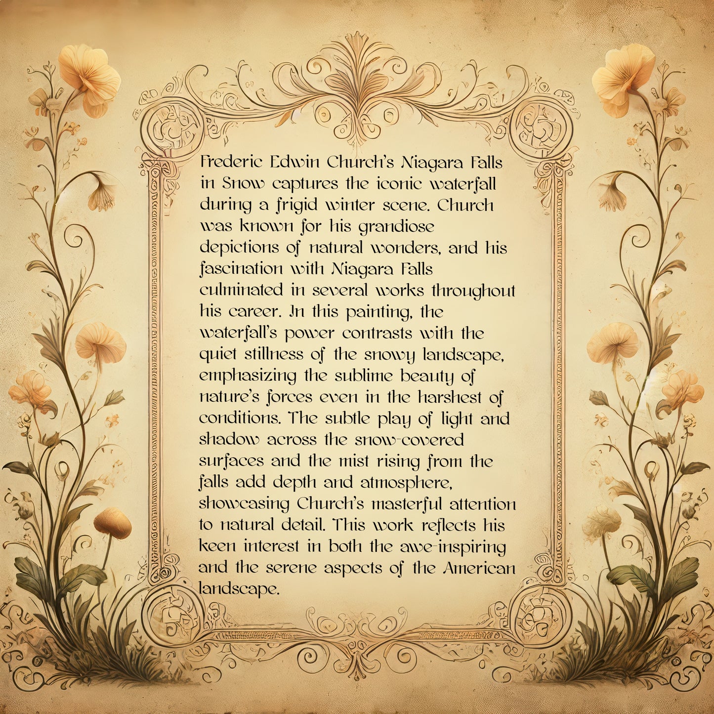 Niagara Falls in Snow