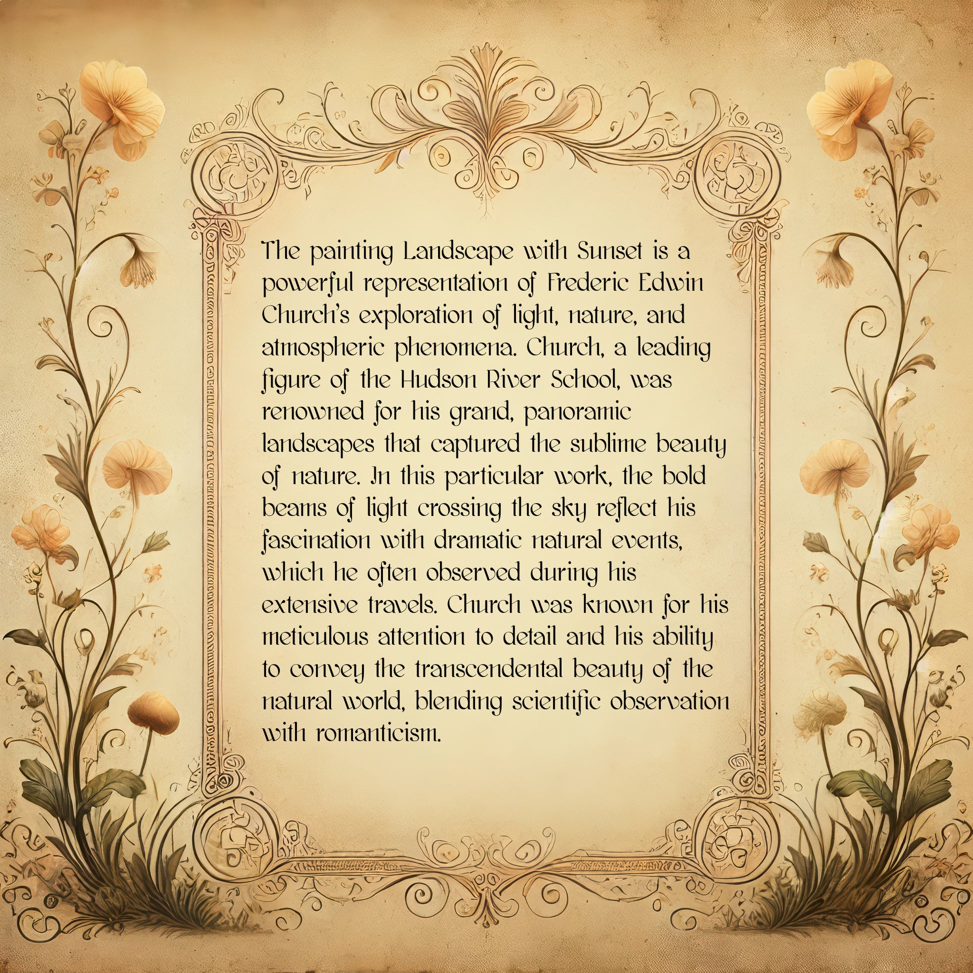 Landscape with Sunset