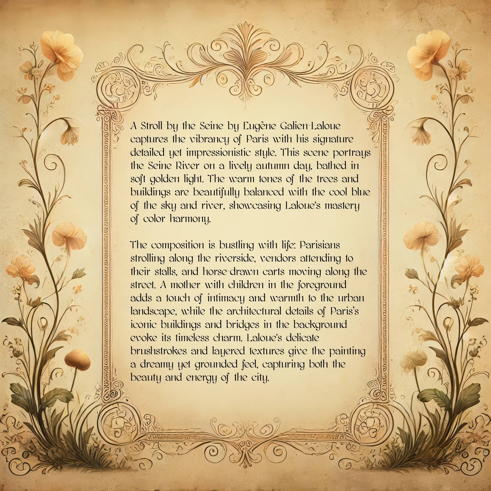 A Stroll by the Seine