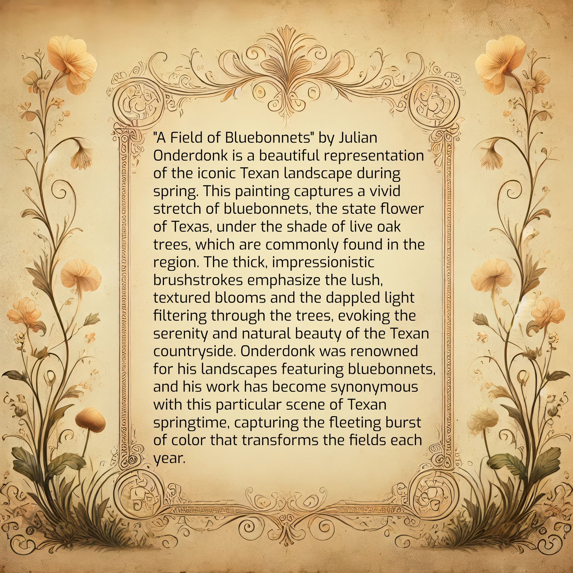 A Field of Blue Bonnets