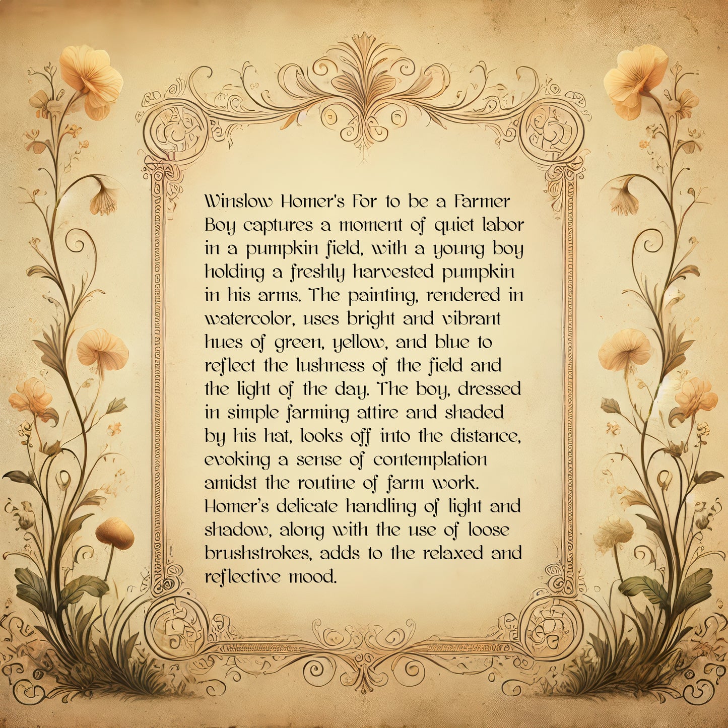 For to be a Farmer Boy