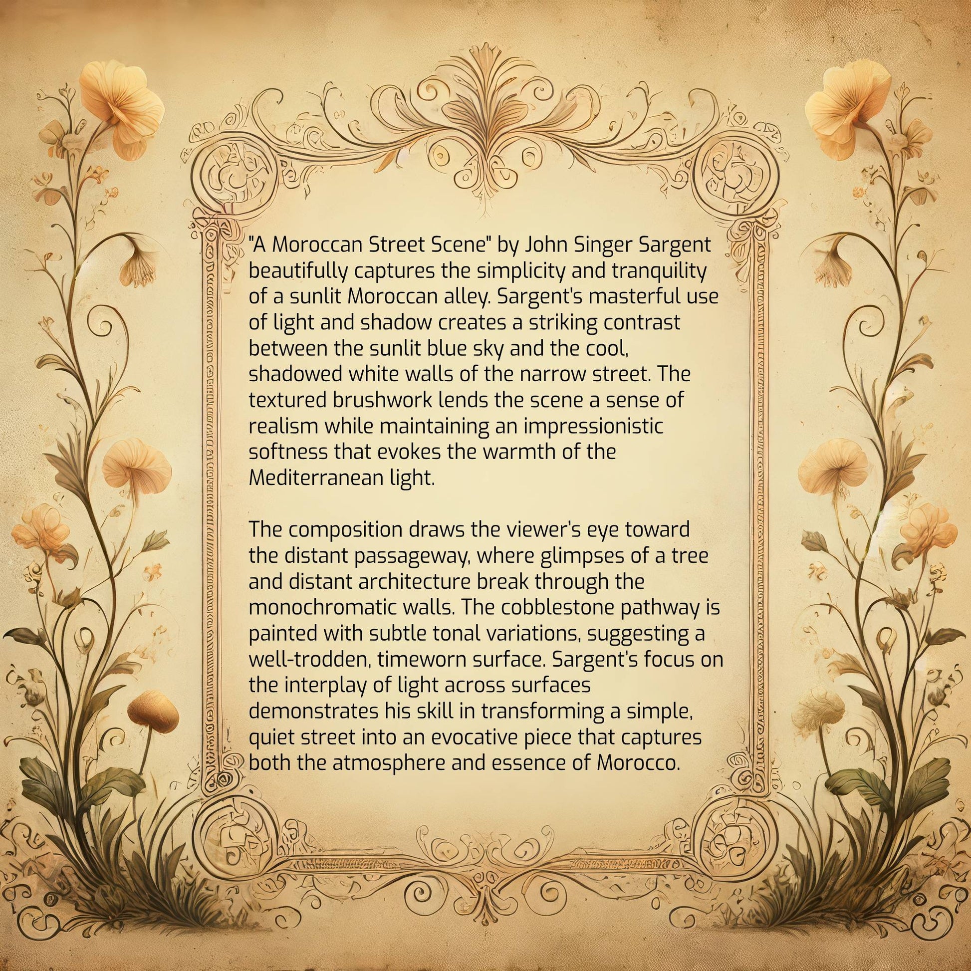 A Moroccan Street Scene