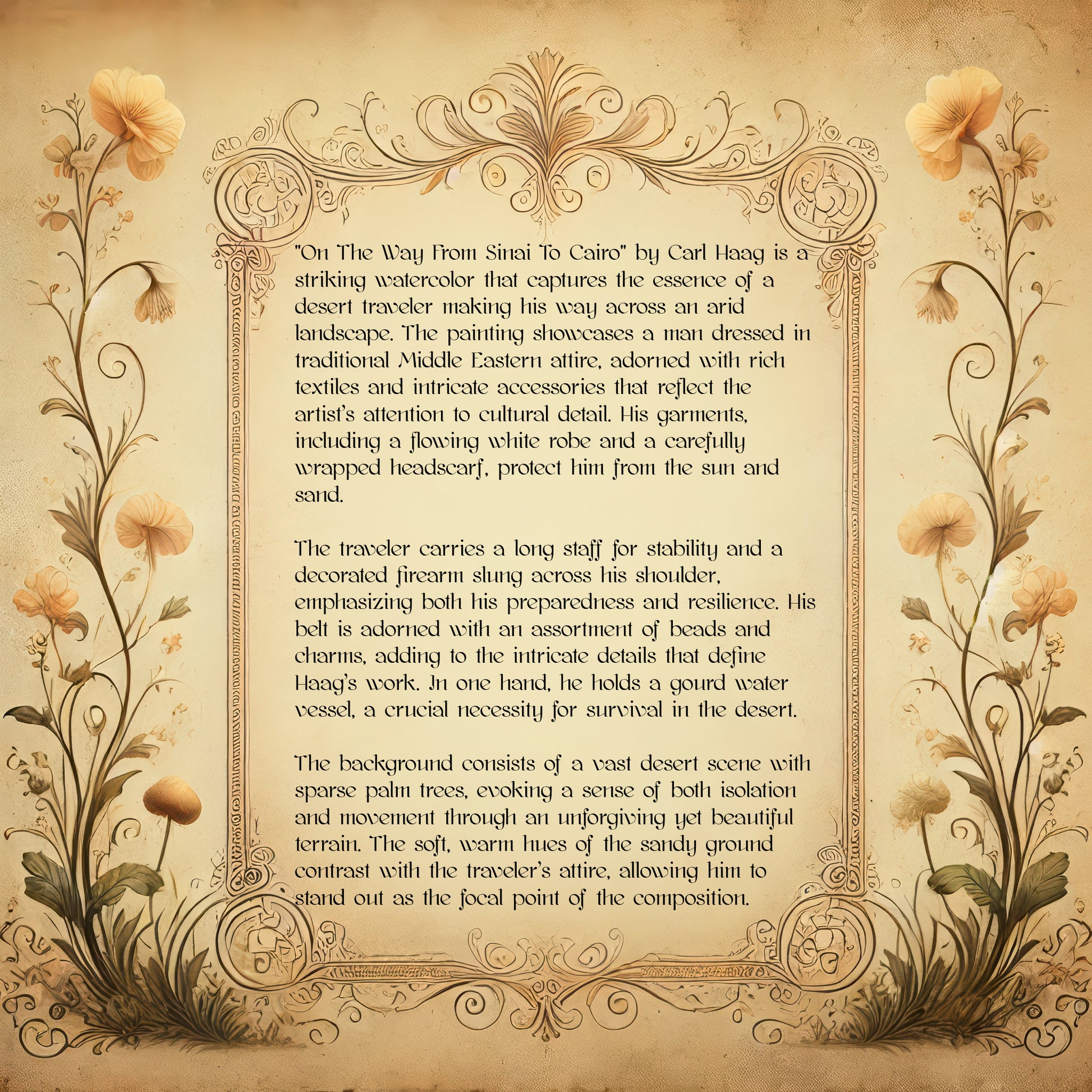 On The Way From Sinai To Cairo