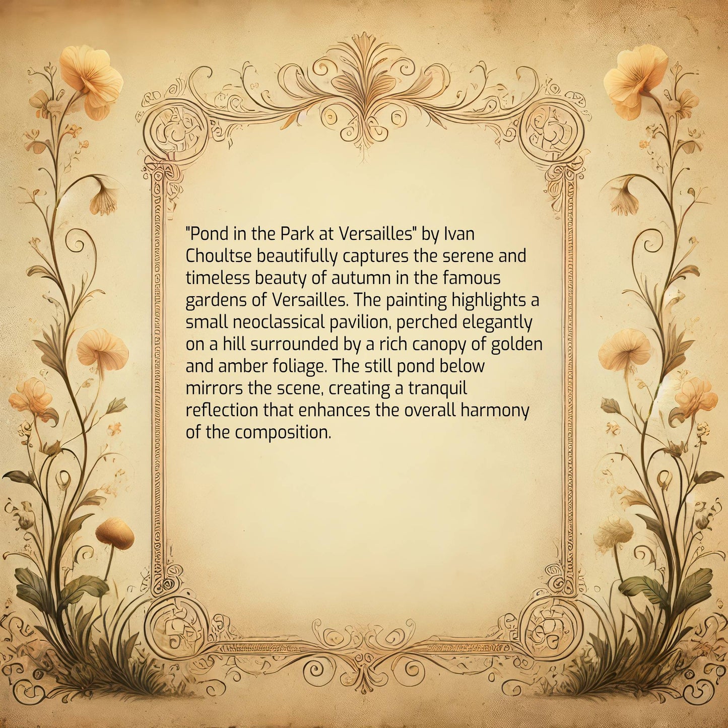 Pond in the Park at Versailles