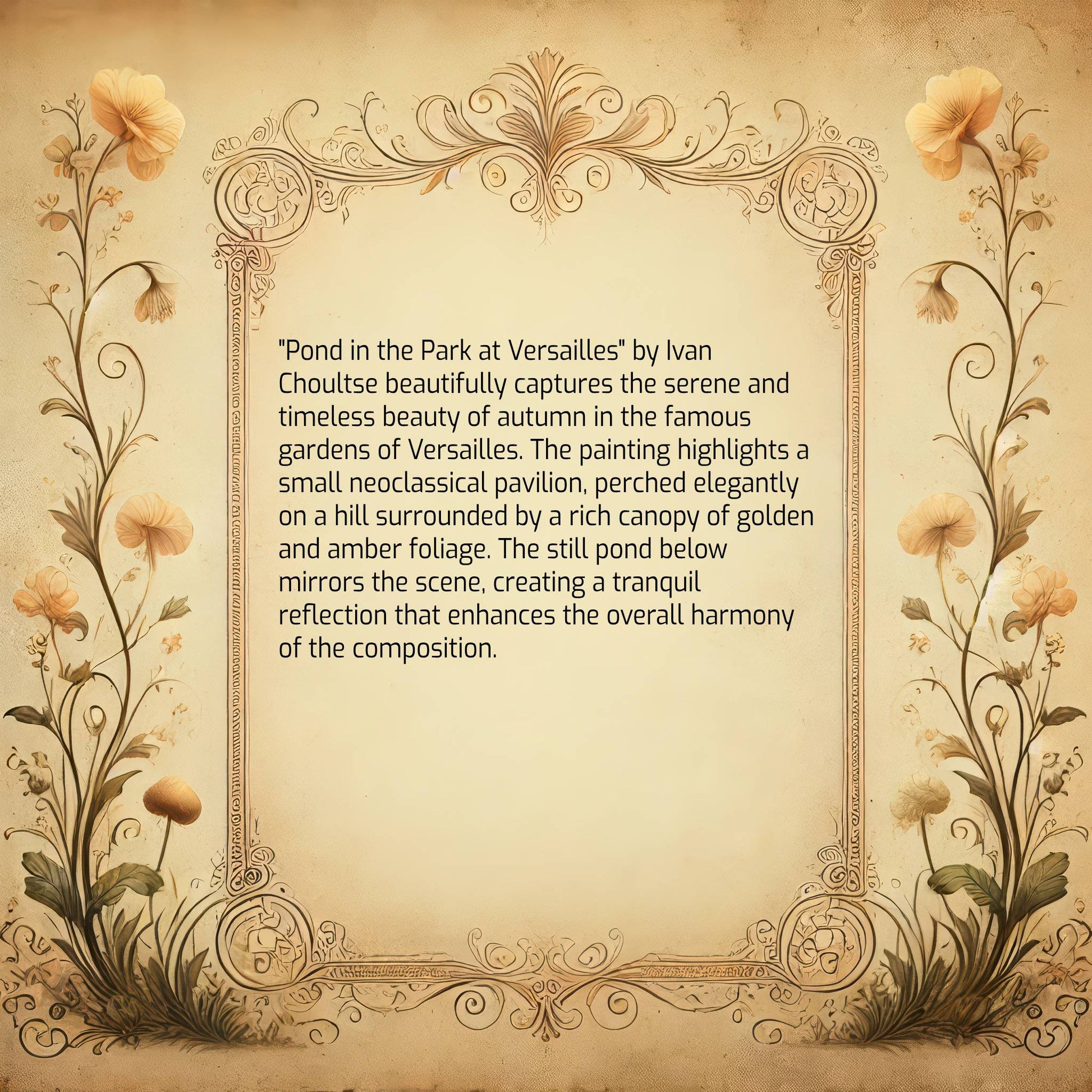 Pond in the Park at Versailles