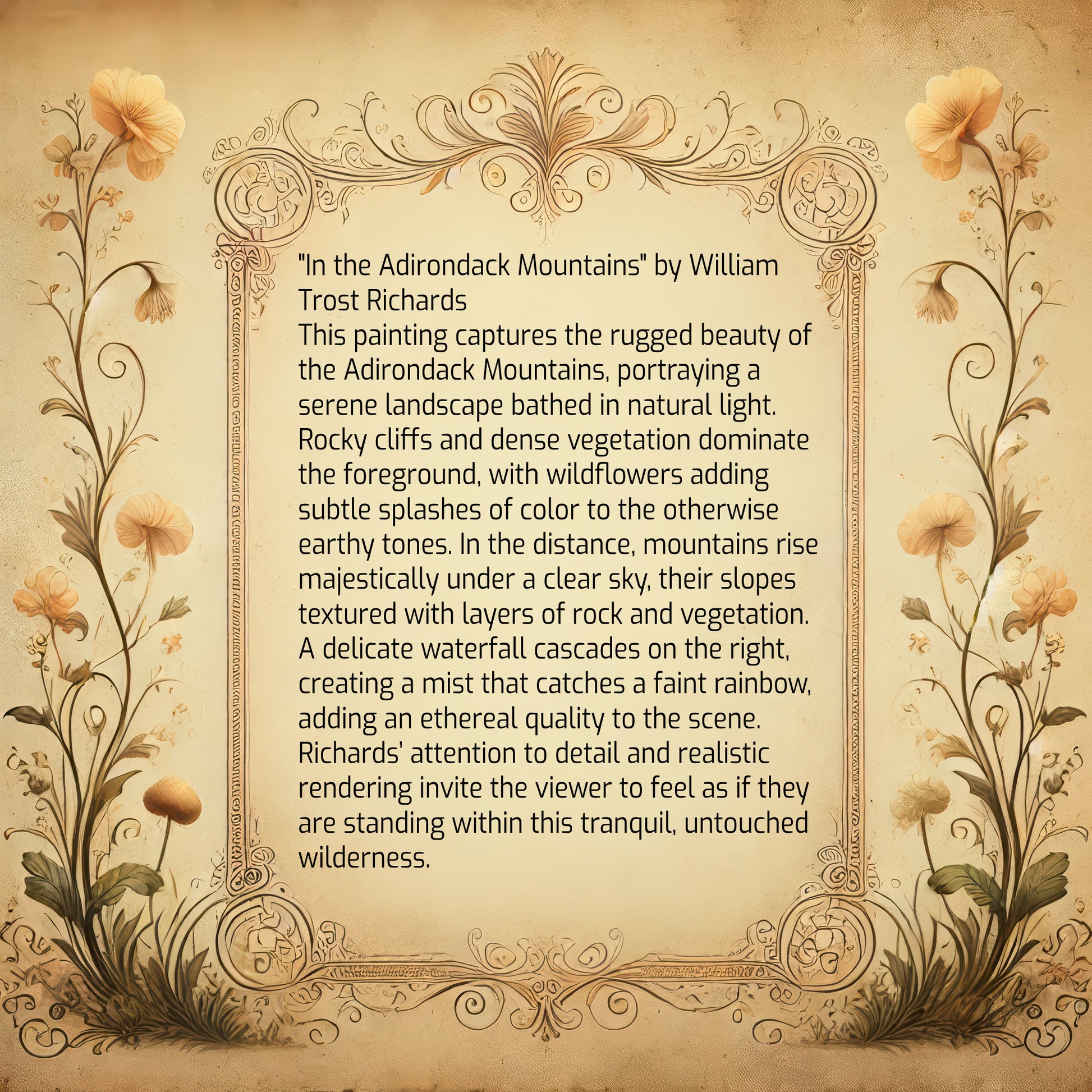 In the Adirondack Mountains