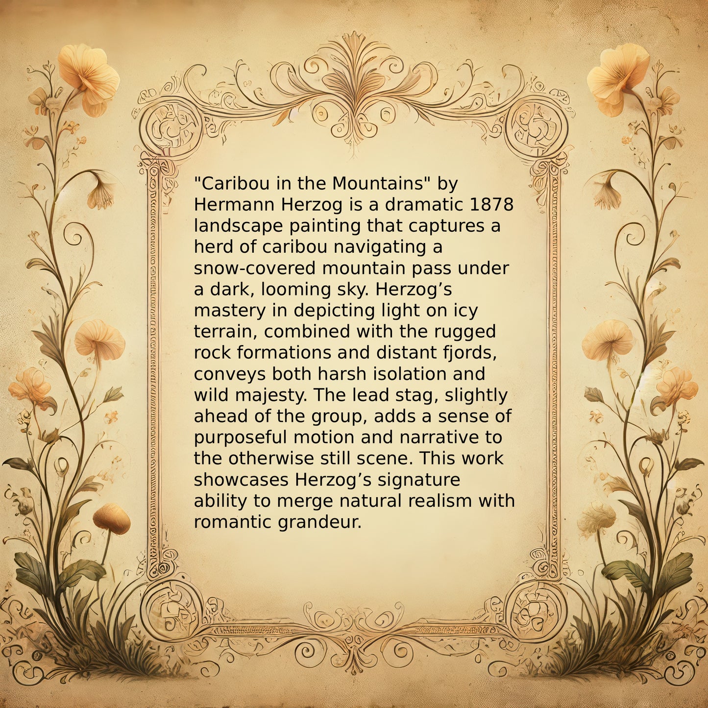 Caribou in the Mountains