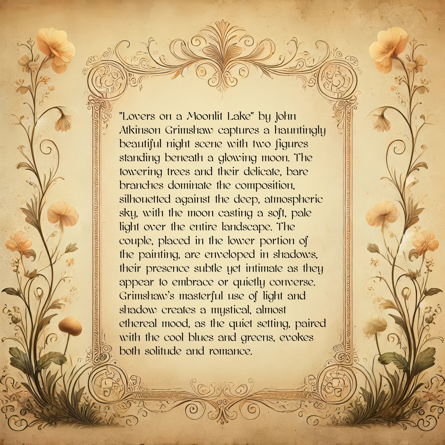 Lovers on a Moonlit Lane