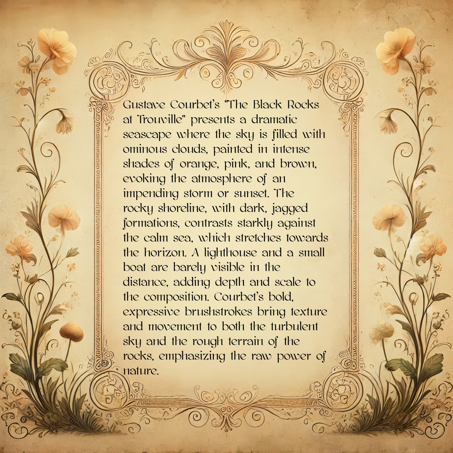 The Black Rocks at Trouville