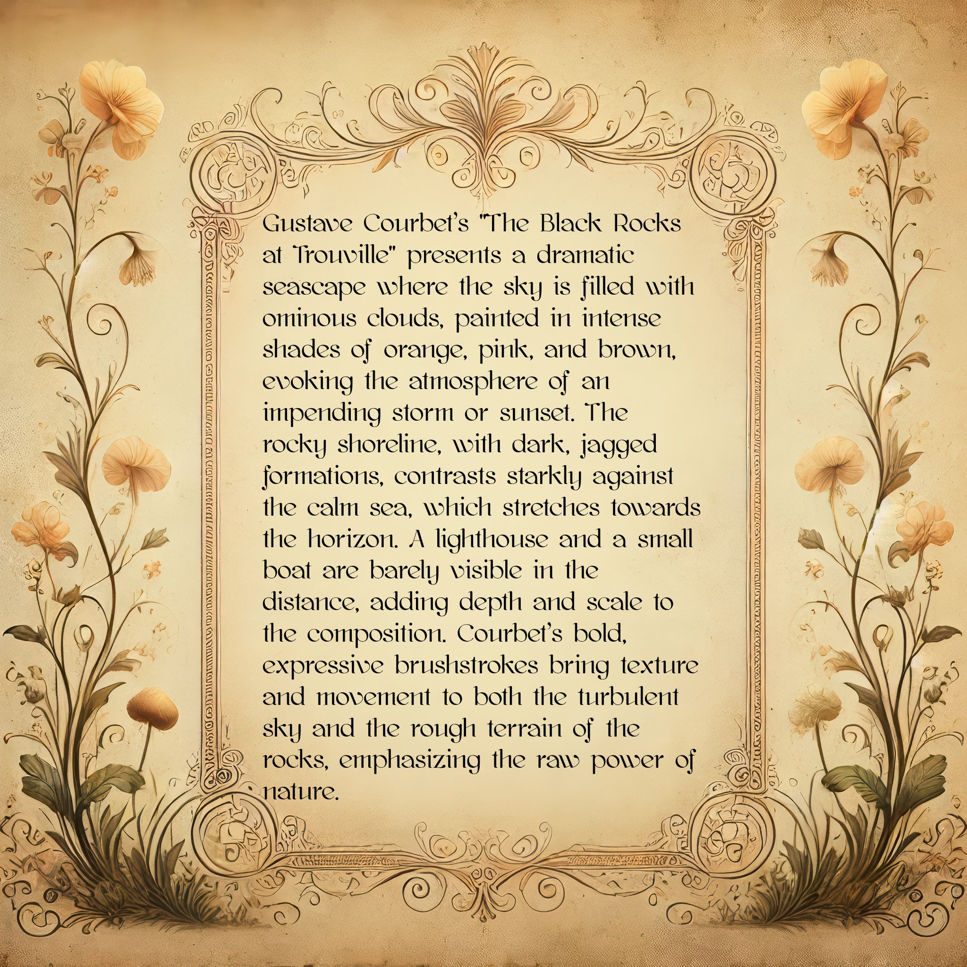 The Black Rocks at Trouville