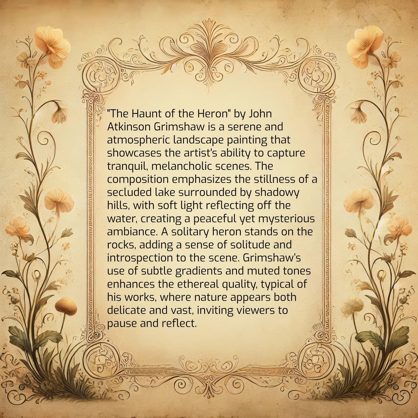 The Haunt of the Heron