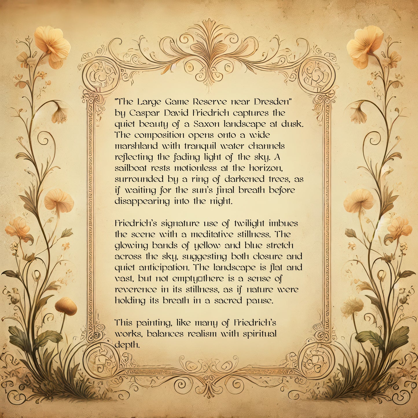 The Large Game Reserve near Dresden