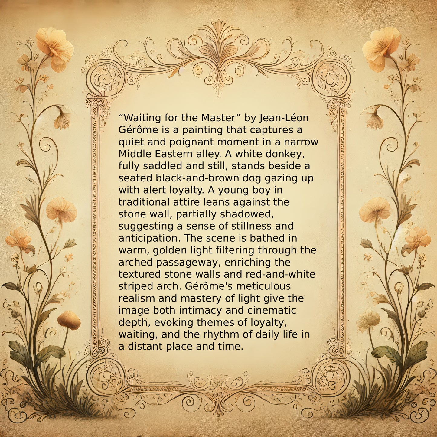 Waiting for the Master