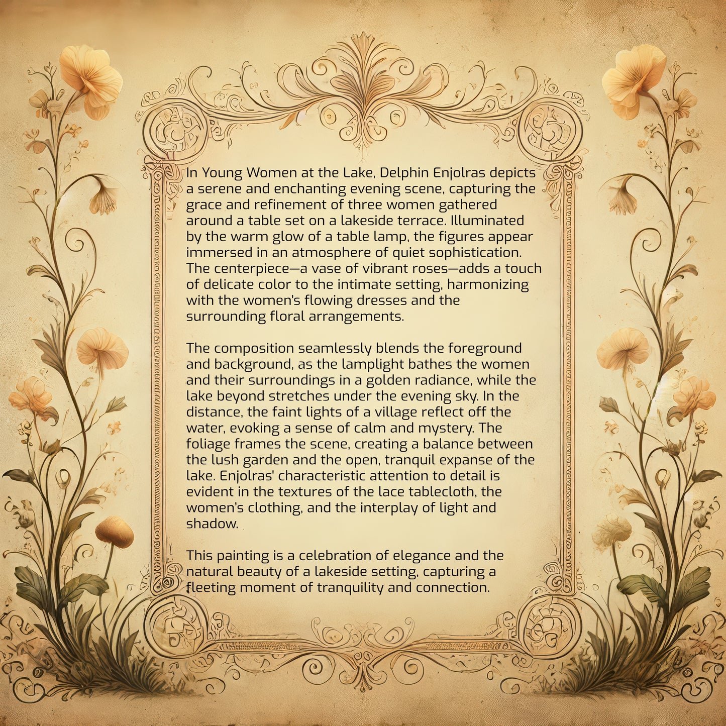 Young Women at the Lake