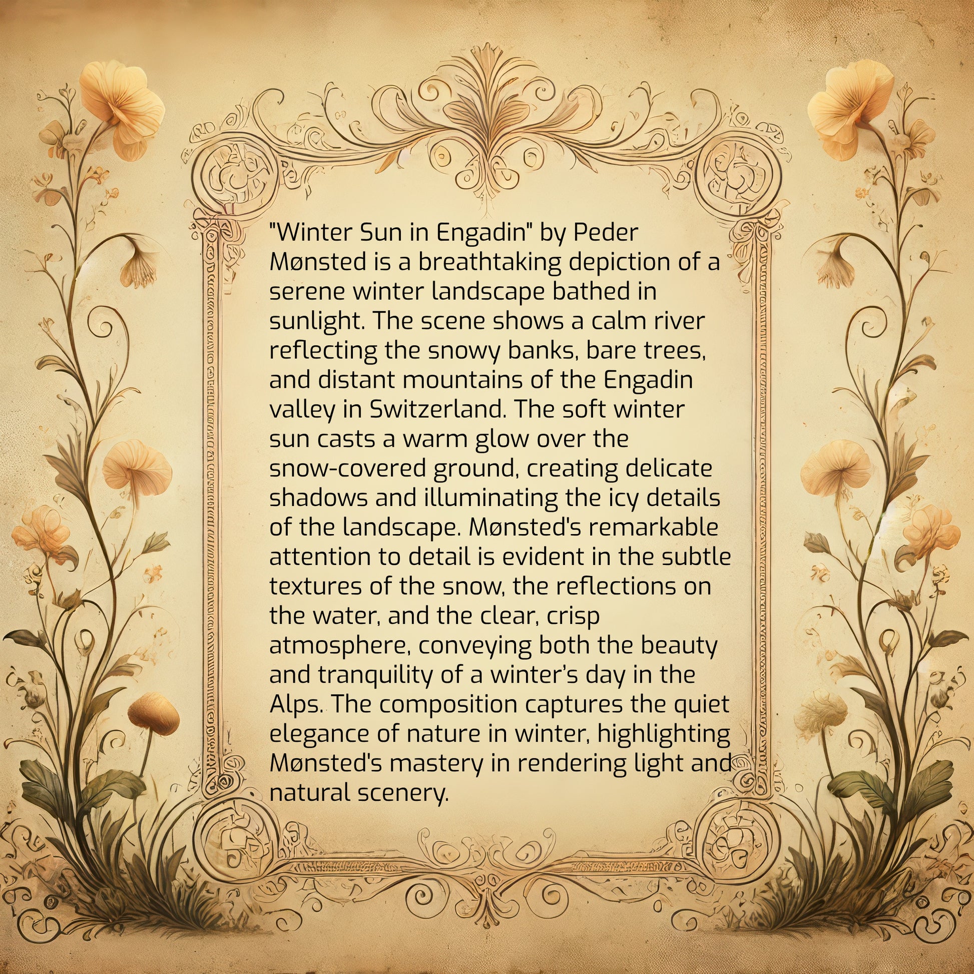 Winter Sun in Engadin