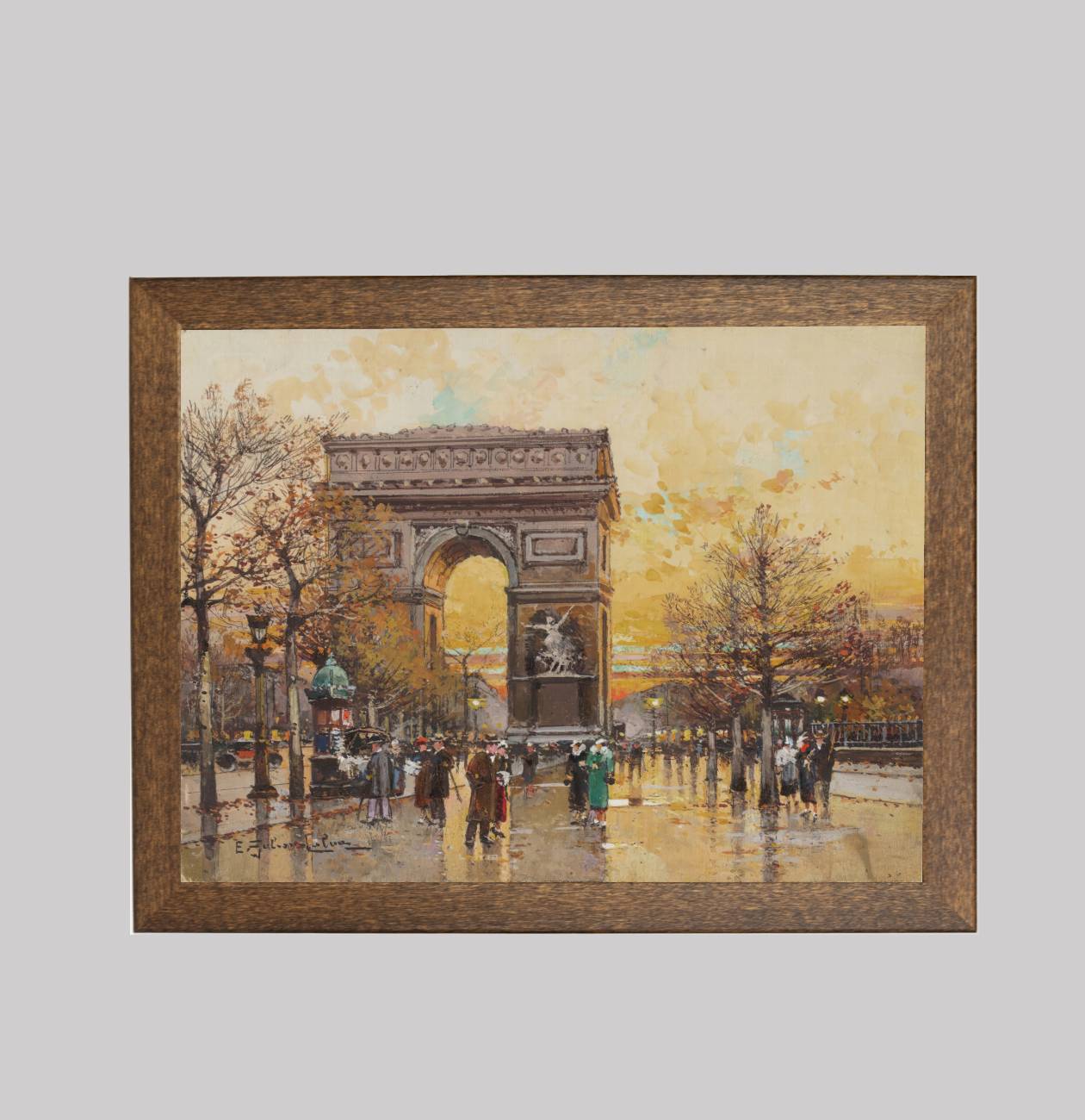 Arc de Triomphe in the Fall