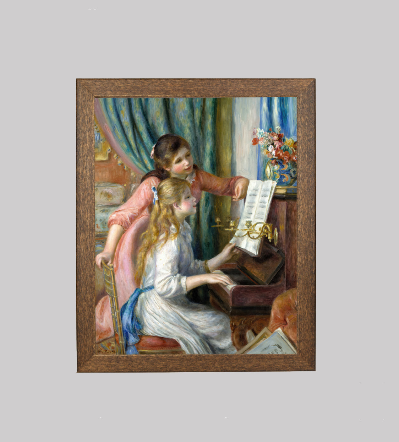 Two Young Girls at the Piano