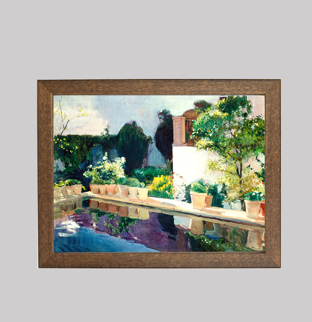 Palace of Pond, Royal Gardens in Seville