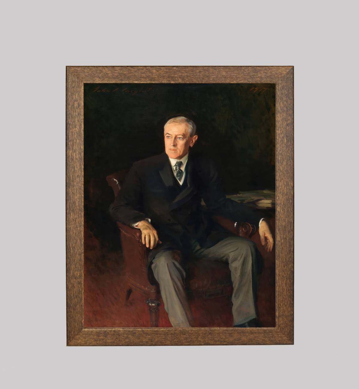 Portrait of Woodrow Wilson, American President