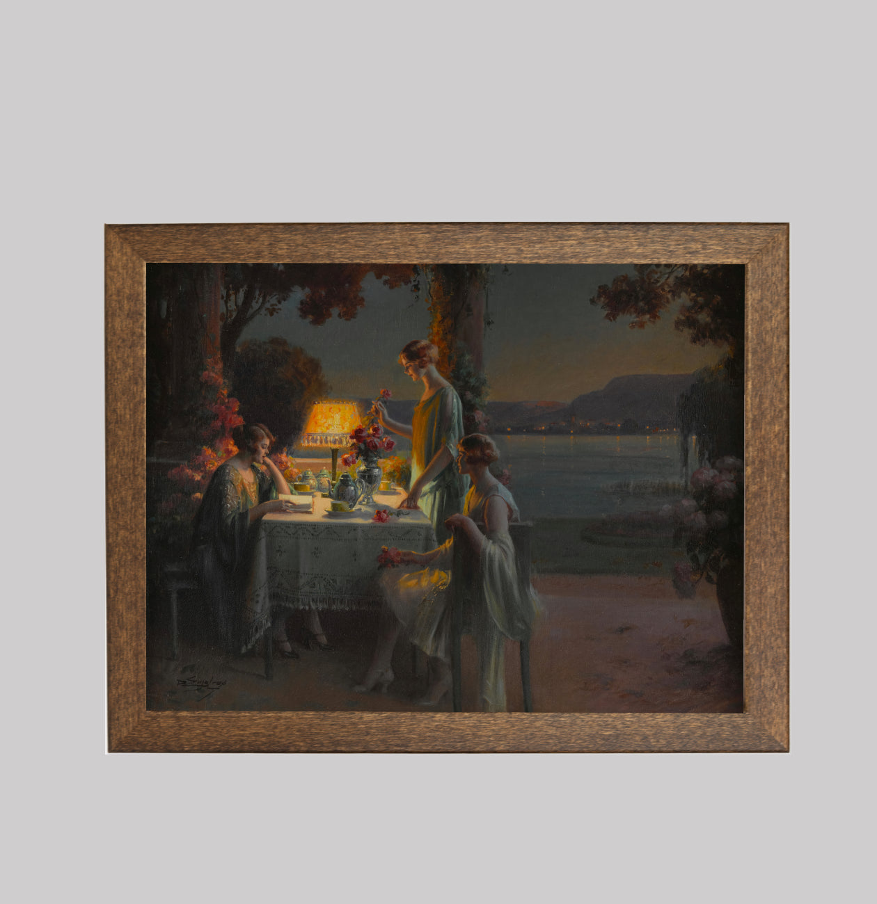 Young Women at the Lake