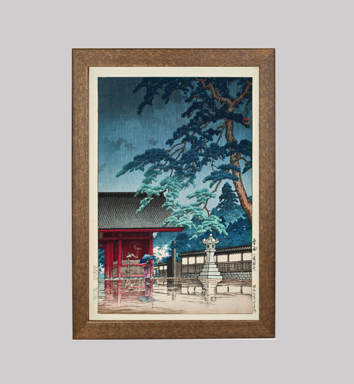 Spring Rain at Gokokuji Temple