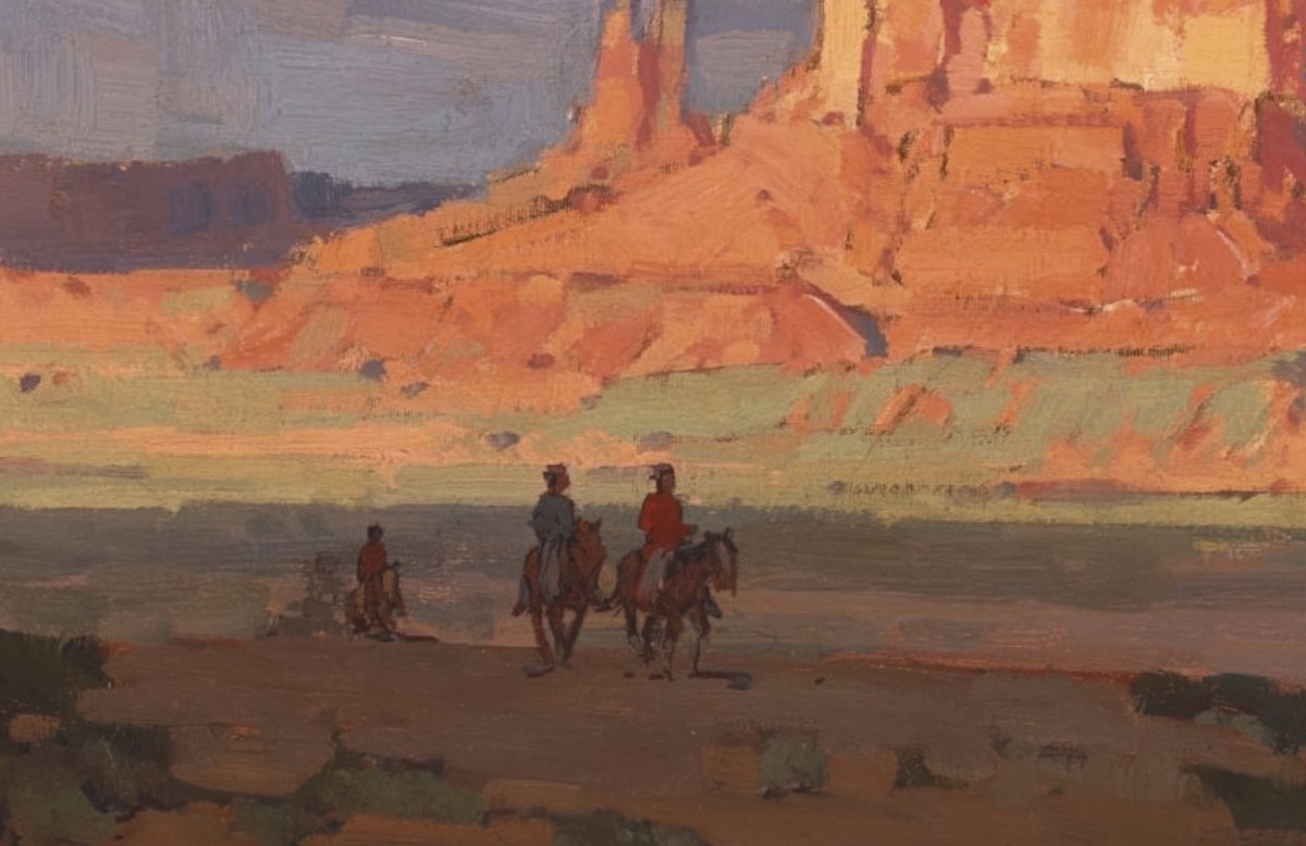 Riders in Monument Valley, Arizona