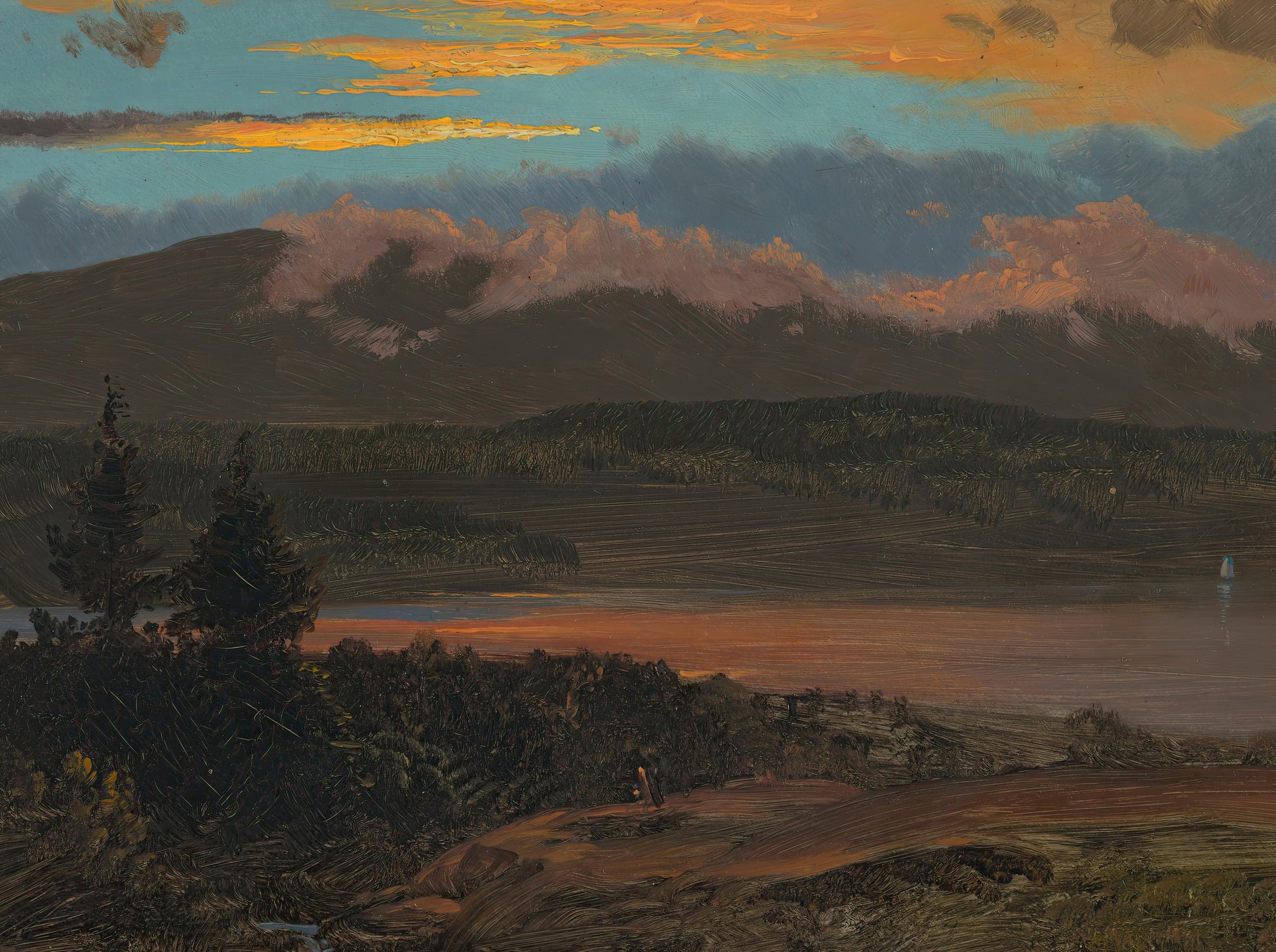 Sunset Across the Hudson Valley