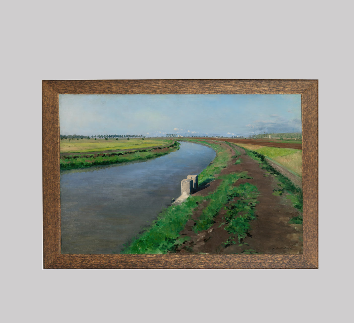 Banks on a Canal near Naples