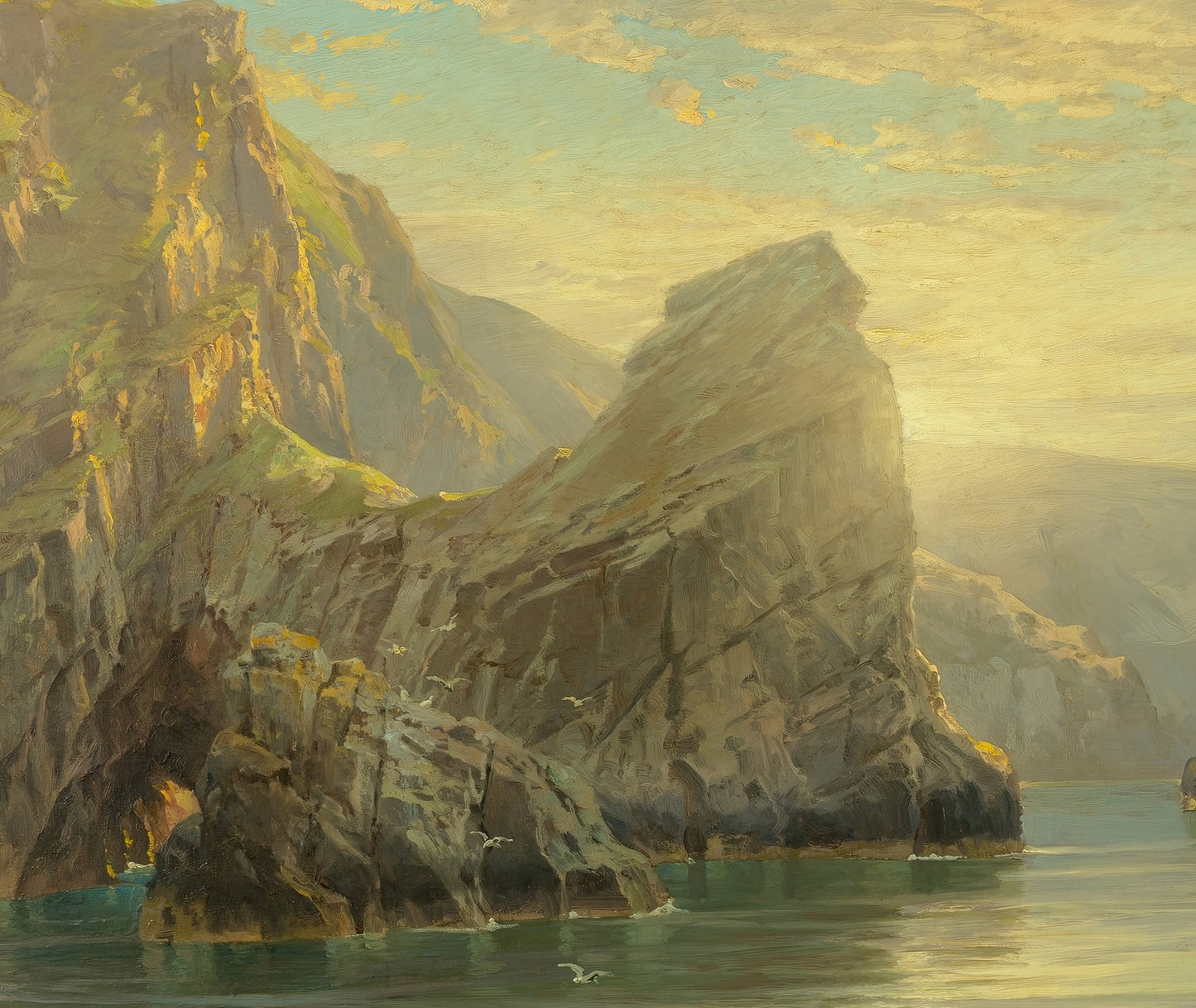 Sunset in the Shetland Islands