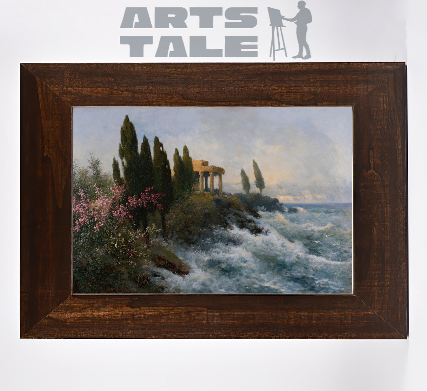 Mediterranean Landscape with Antique Temple