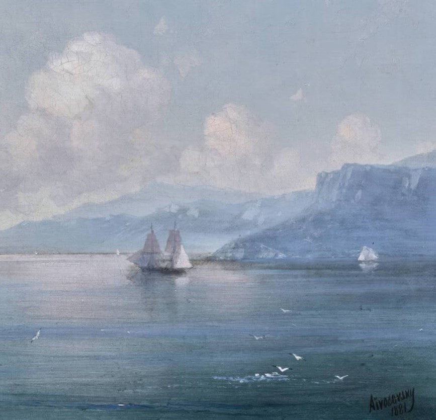 Ship off the Crimean Coast