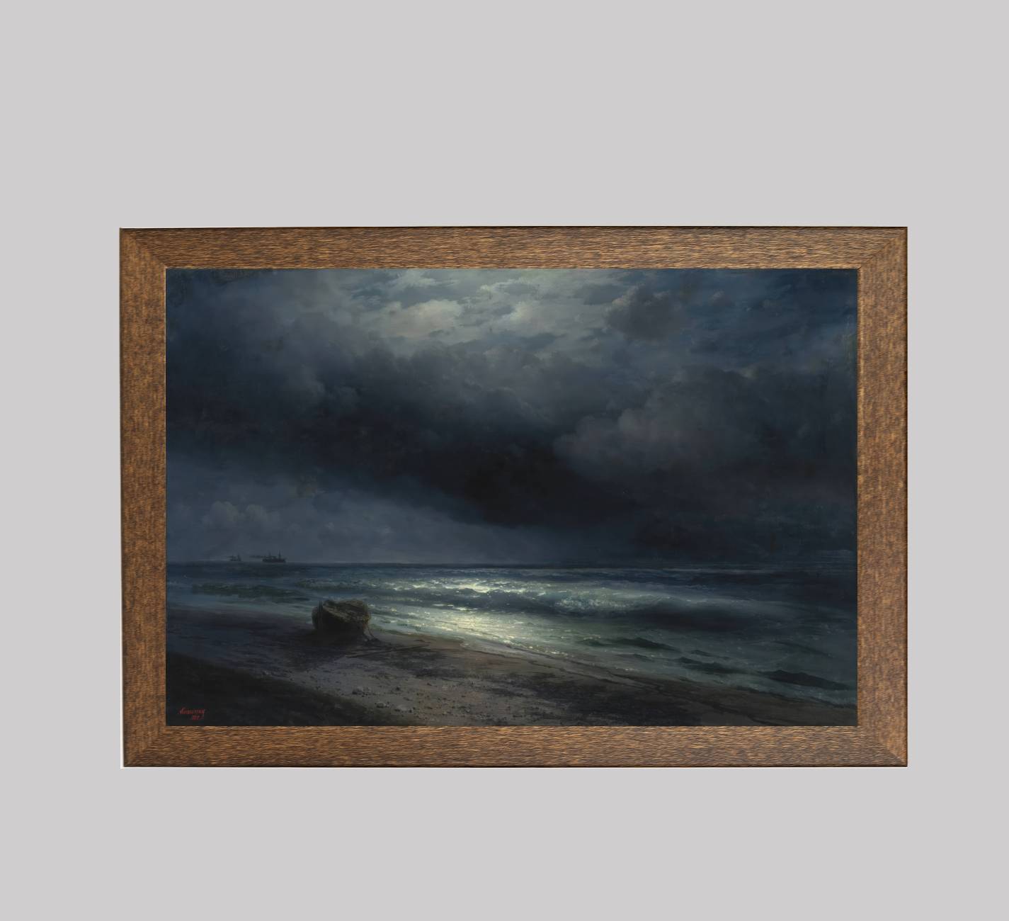 A Moonlit Night at Sea