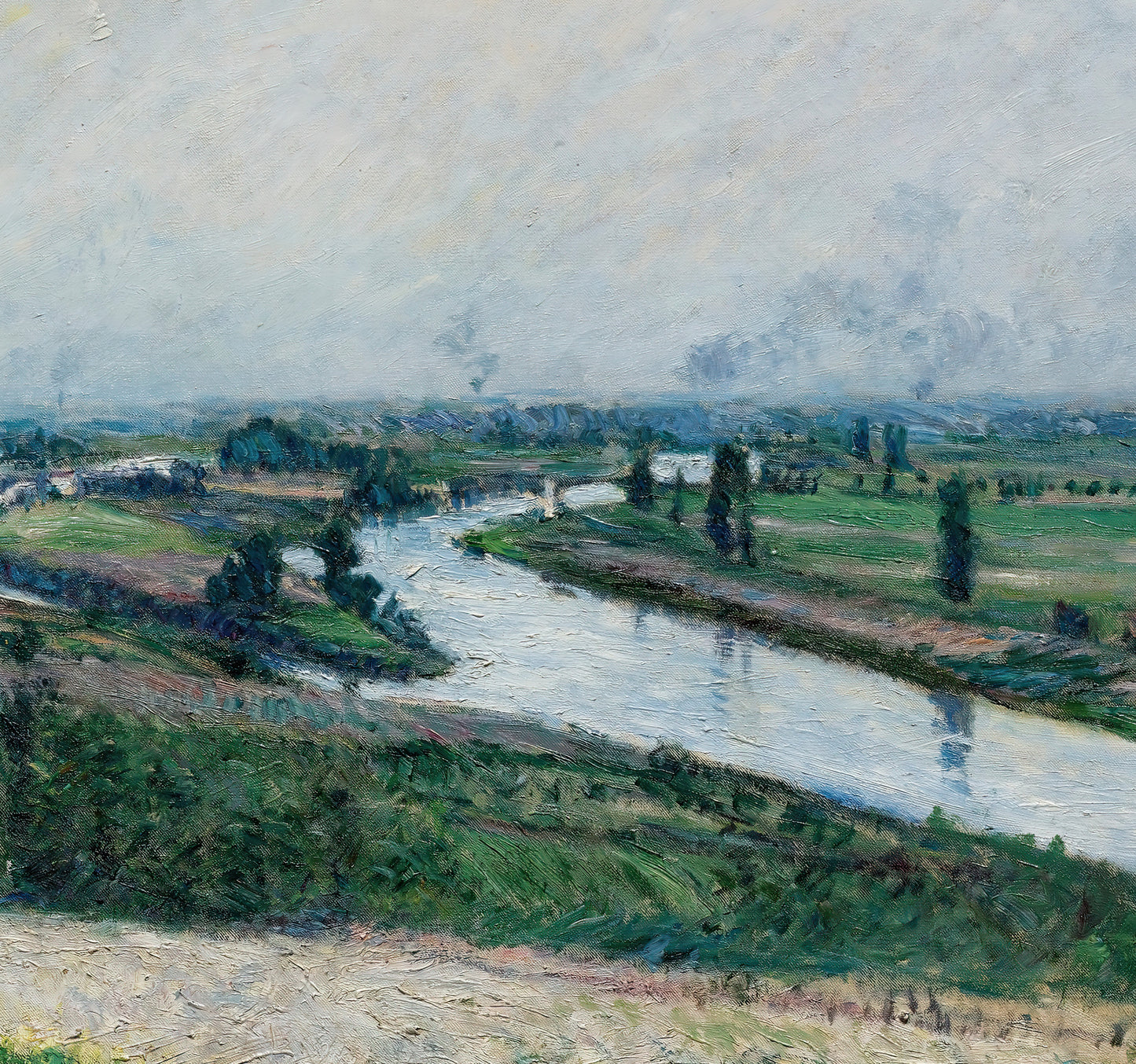 Seine at the tip of Epinay