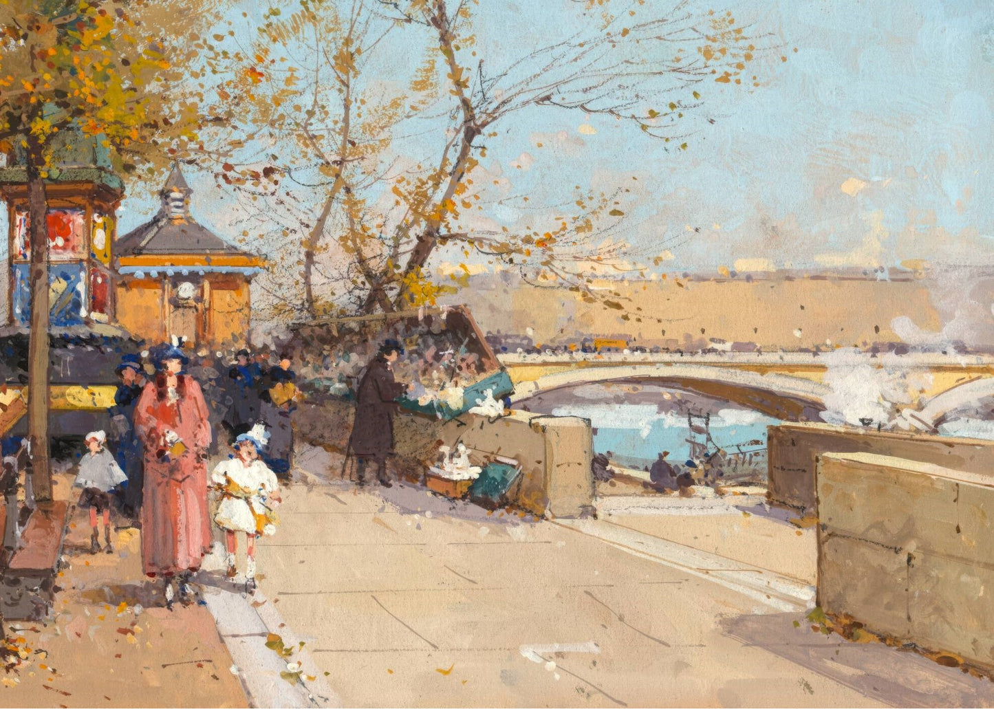 A Stroll by the Seine