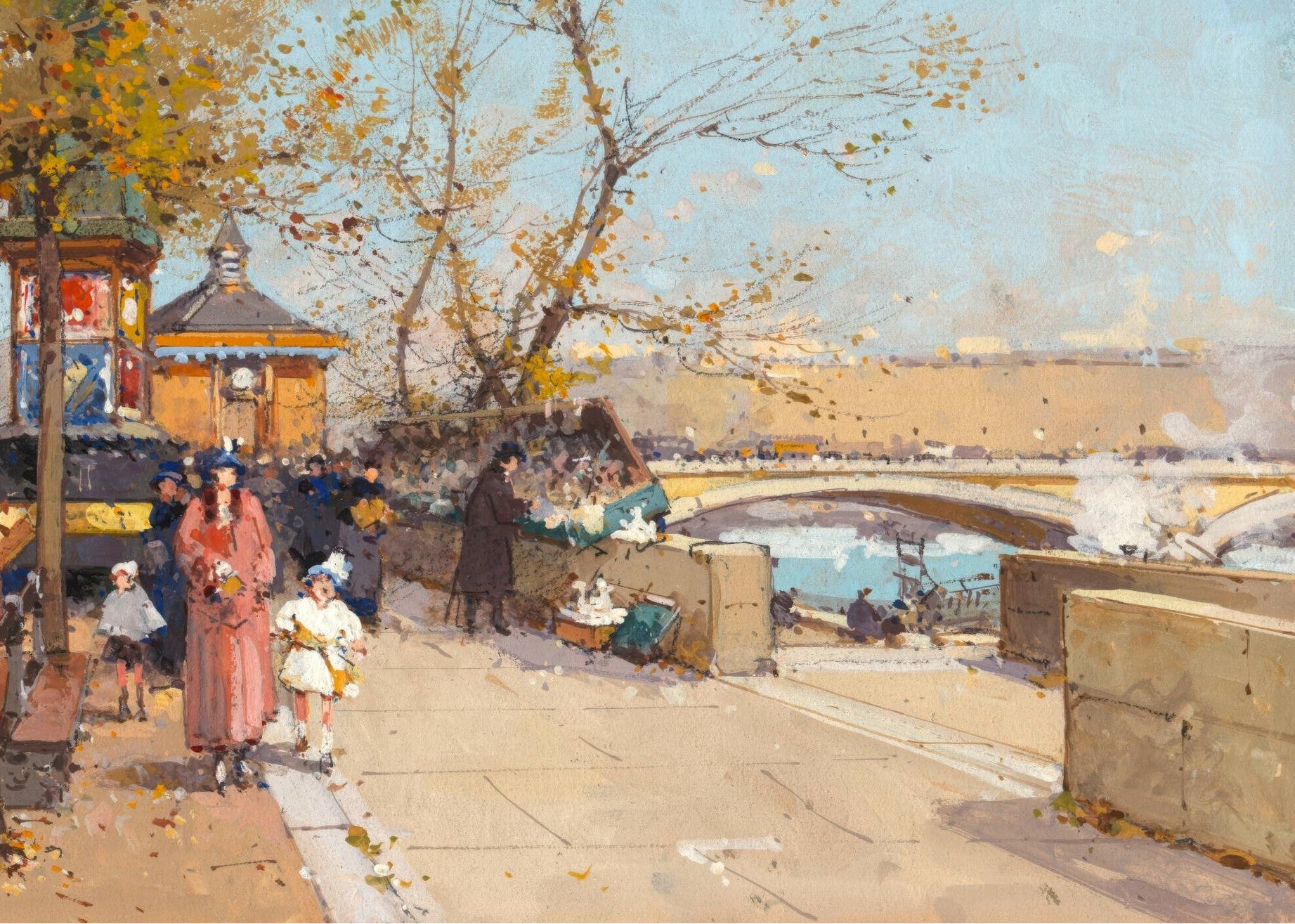 A Stroll by the Seine